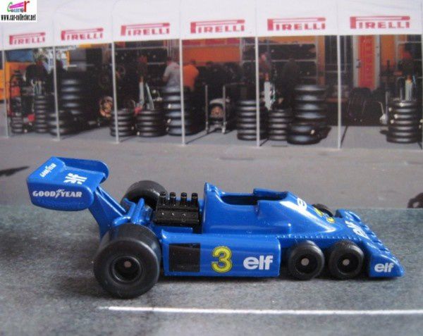 tyrrell f1 6 roues cadeau station elf majorette (1)