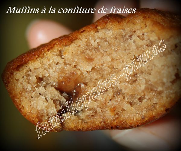 muffins confiture fraise 2