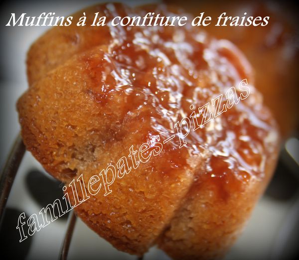 muffins confiture fraise 3