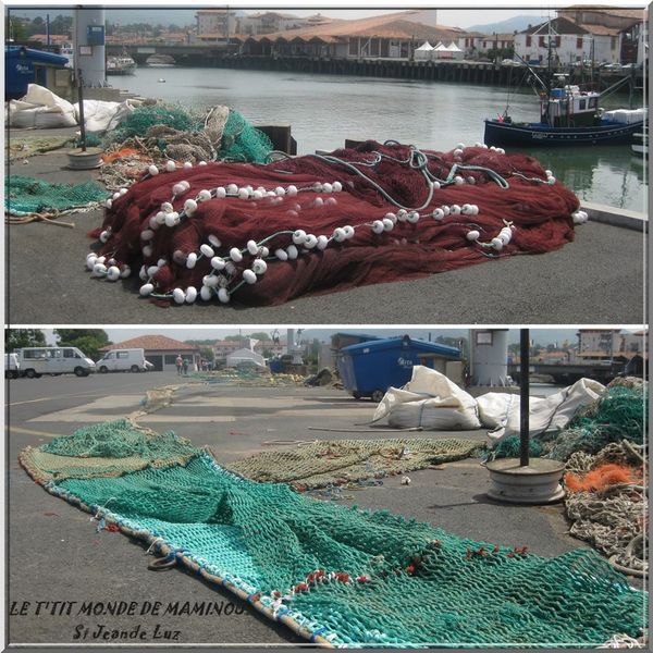 st jean de luz - filets peche
