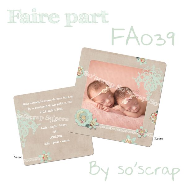 Faire-part FA039
