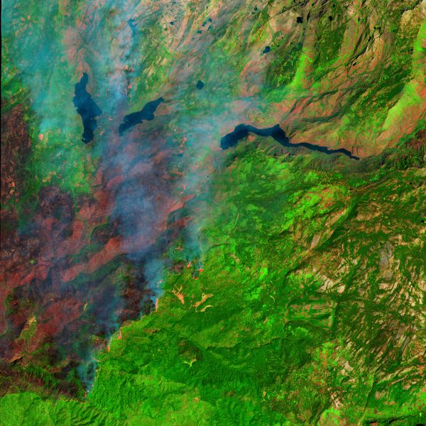 Landsat - Rim Fire - Yosemite - 24-08-2013 - 06h36 - 654