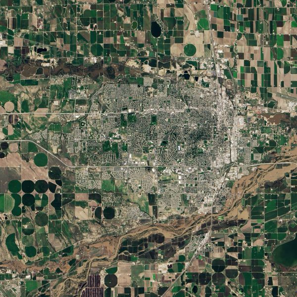 Landsat 8 - OLI - Inondations Colorado - Greeley - 17-09-20