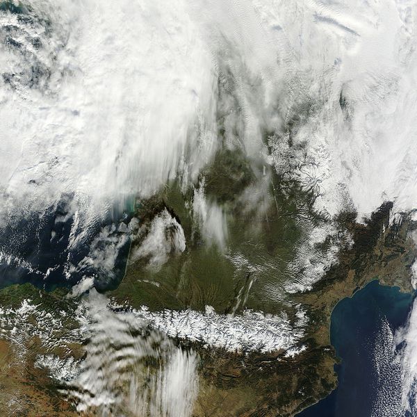 Terra - MODIS - France - 30-01-2012 - CN