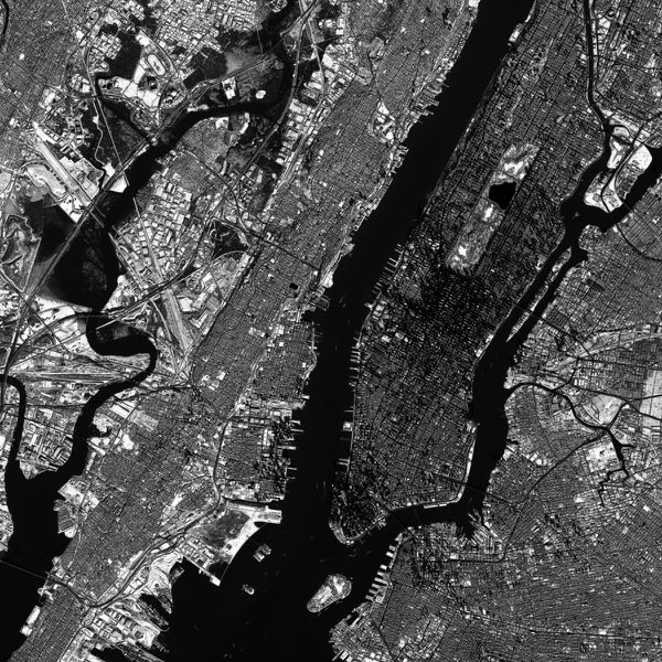 Landsat 8 - Manhattan - Neige - 04-01-2014