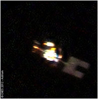 satellite SPOT 5 vu par Pléiades - CNES - Astrium