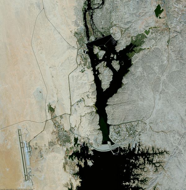 Pleiades - Aswan dam - Lac Nasser- Philae - Agilkia