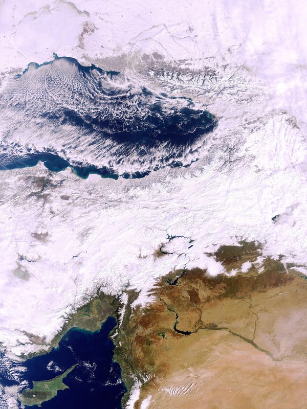 Envisat - MERIS - Ukraine - Turquie - 02-02-2012 - 08h00 -