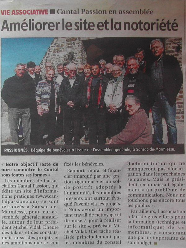Cantal Passion 24.3.2012
