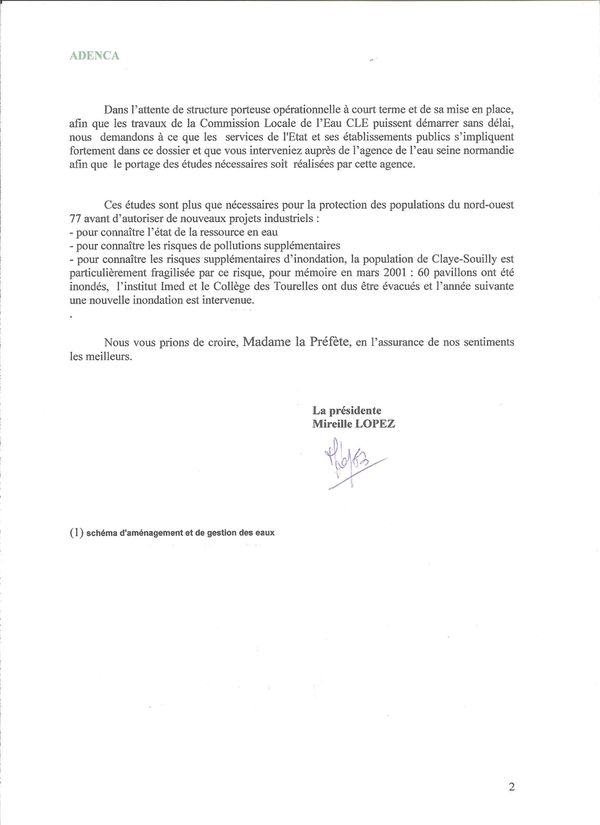 MMe la Préfète SAGE 002
