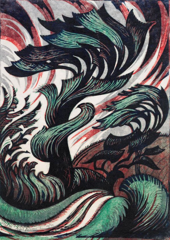 Sybil Andrews (1898-1992) -Storm-1935sm