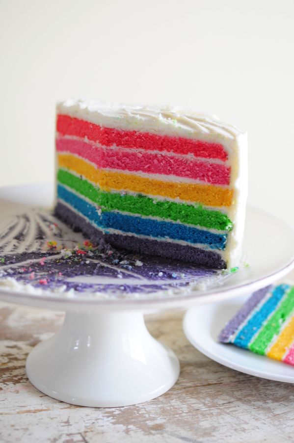 recette du rainbow cake