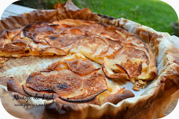 Tarte fine pommes et poires