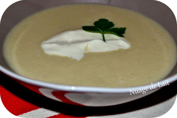 velouté d'endive au Maroilles