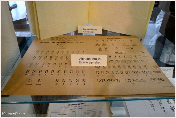 Alphabet Braille Montolieu Musee arts métiers livre