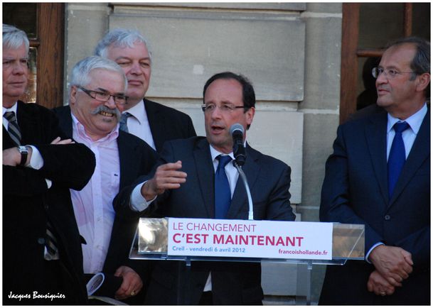 Francois Hollande Creil 6 avril 2012 - 5
