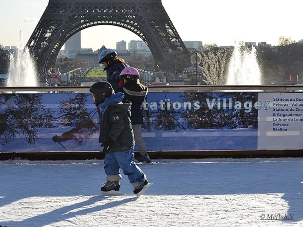 Trocadéro sous la neige 4
