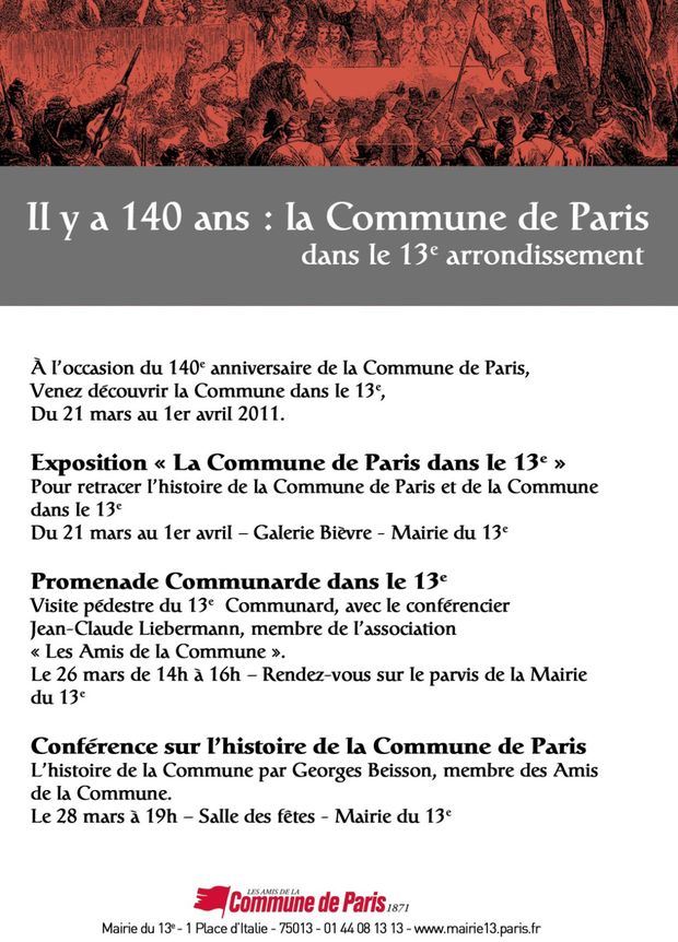 Programme Mairie du XIIIe arr