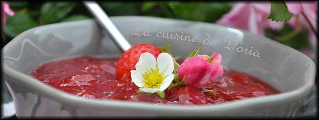 Confiture de fraises et menthe 5a