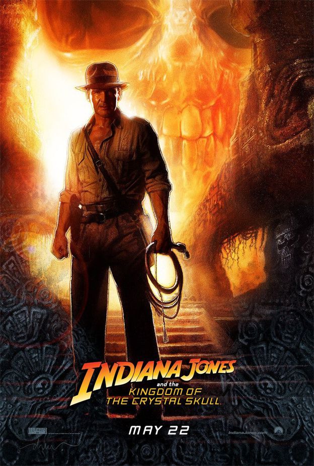 Indiana Jones et le royaume du crâne de cristal - affiche