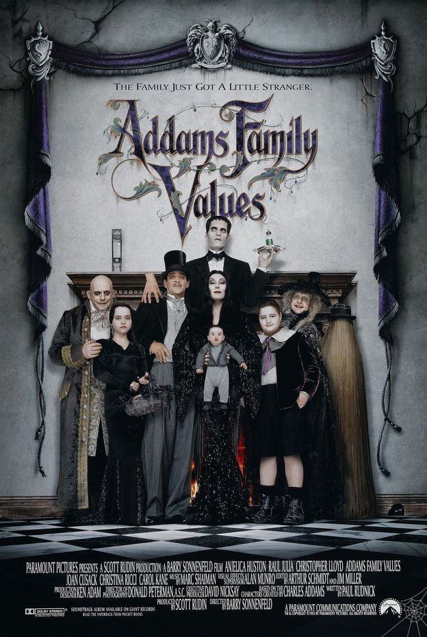 Les valeurs de la famille Addams - affiche