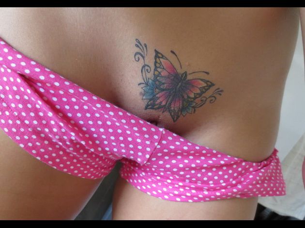 Pussy Tattoo Butterfly