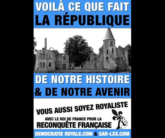 Royalisme - Louis XX - Louis de Bourbon - Roi de France Arb
