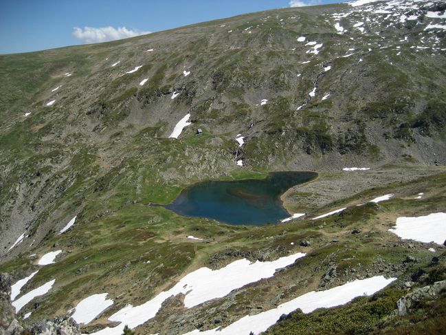 lac du Brouffier vu desv cr-tes du m-me nom