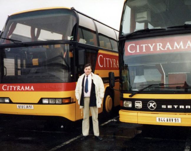 2002, Mars, IHUEL François, chauffeur Cityrama, Mont St