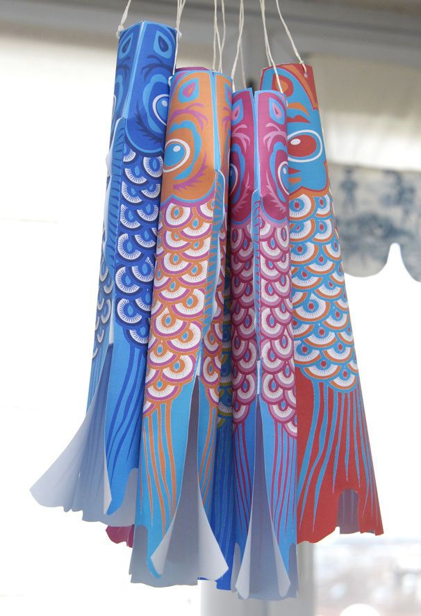 free printable koinobori lampion image 5