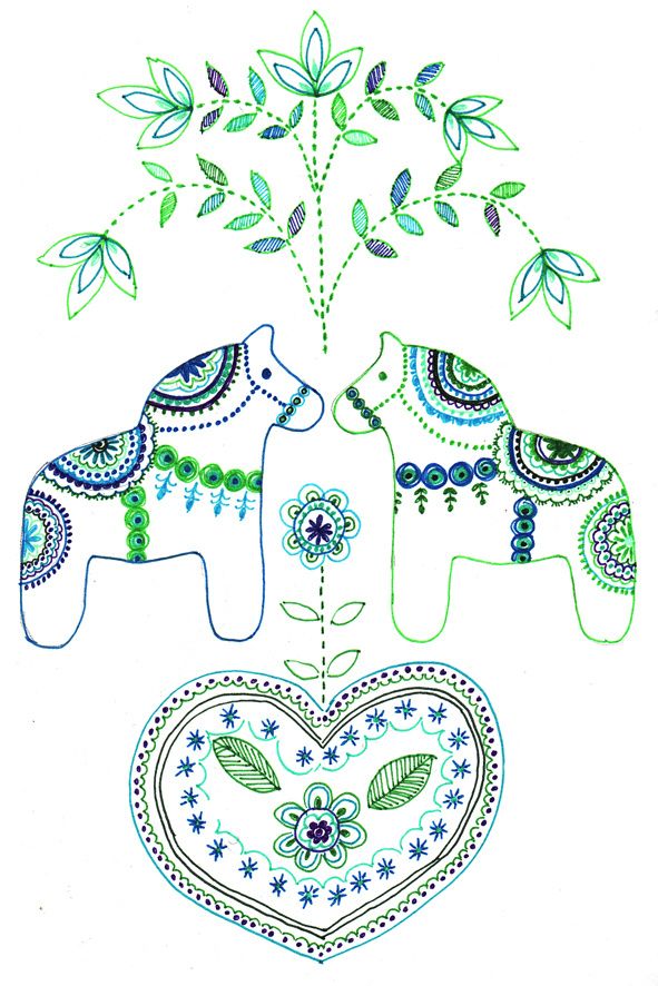 dala horse octobre