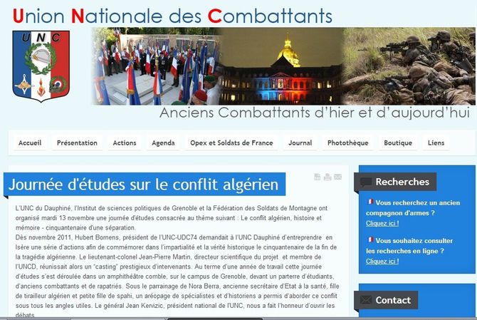 Article sur site UNC