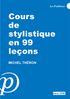 Cours de stylistique, avec liens - couverture - sans adress