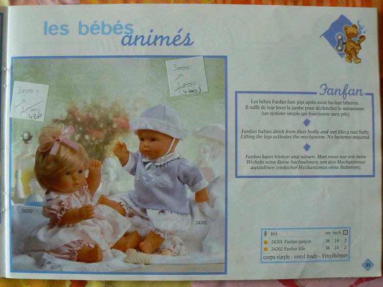 Catalogue 1997 - poupées corolle Catalogue 1997 - poupées corolle