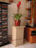 Colonne-pot-de-fleur en carton