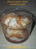 Glace au yaourt caramel pralin