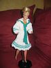 tricot barbie- robe marine