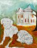 Portrait chiens + paysage Peintre ardennes Florenc-copie-5