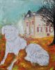 Portrait chiens + paysage Peintre ardennes Florenc-copie-8