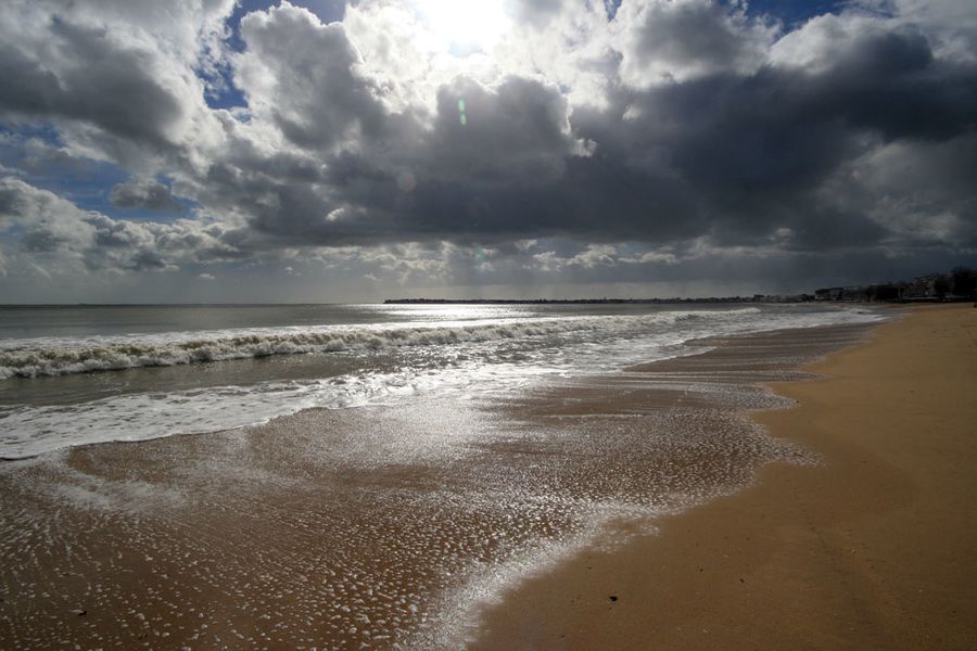 La plage de La Baule en automne - La Baule en photos par Thierry Weber